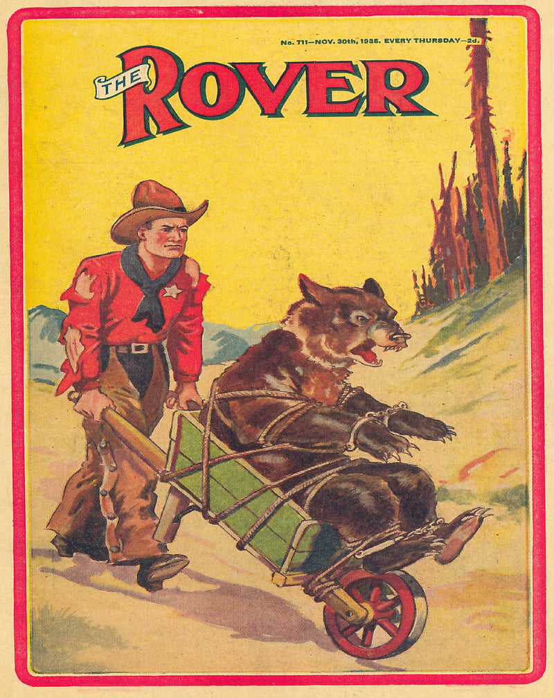 Rover - Bear in Wheelbarrow