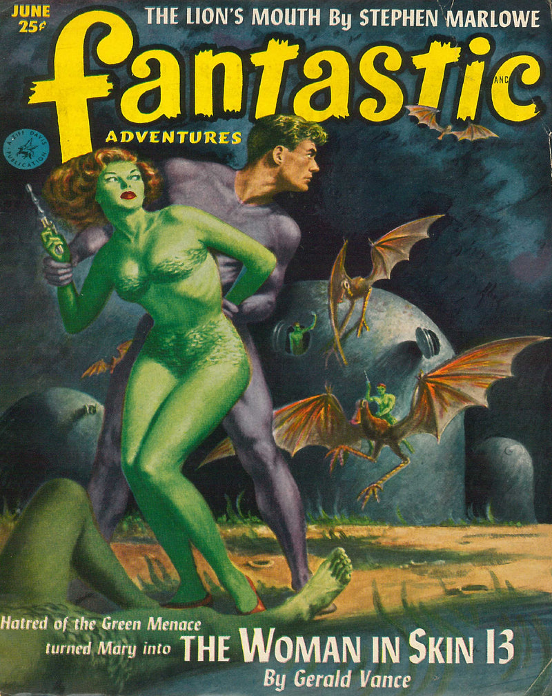 Fantastic Adventures - Green Woman