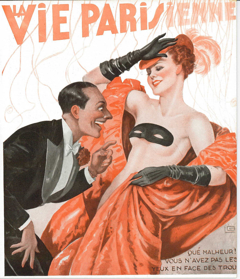 La Vie Parisenne - Mask on Breasts