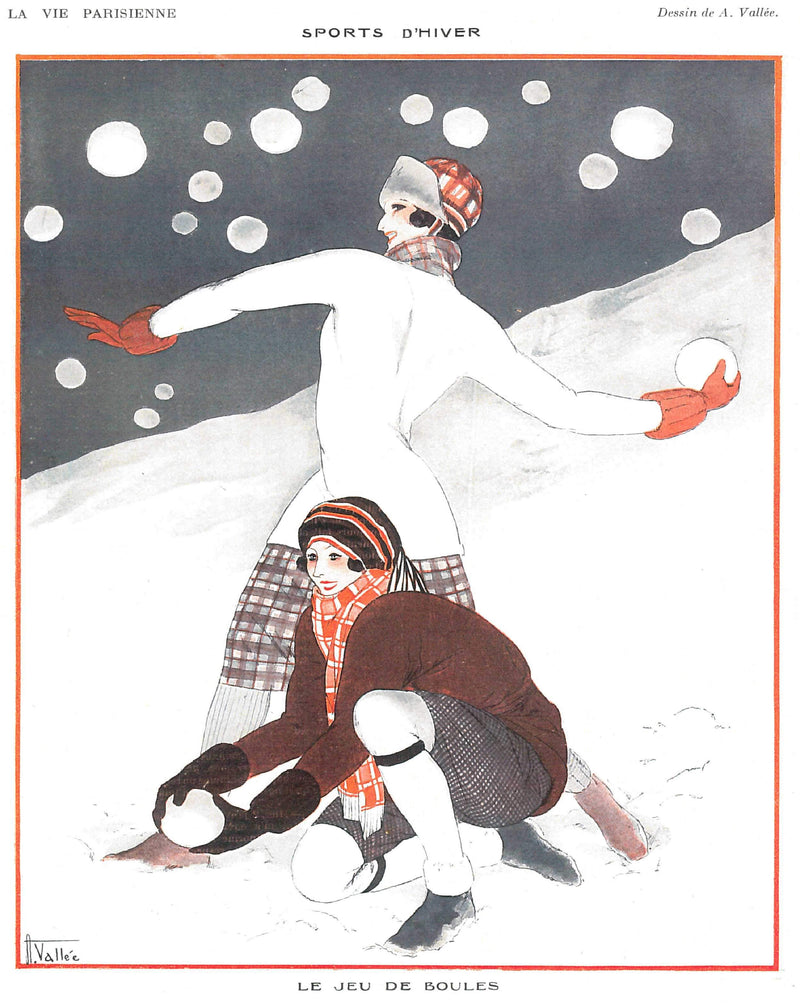 La Vie Parisenne - Snow Ball Fight