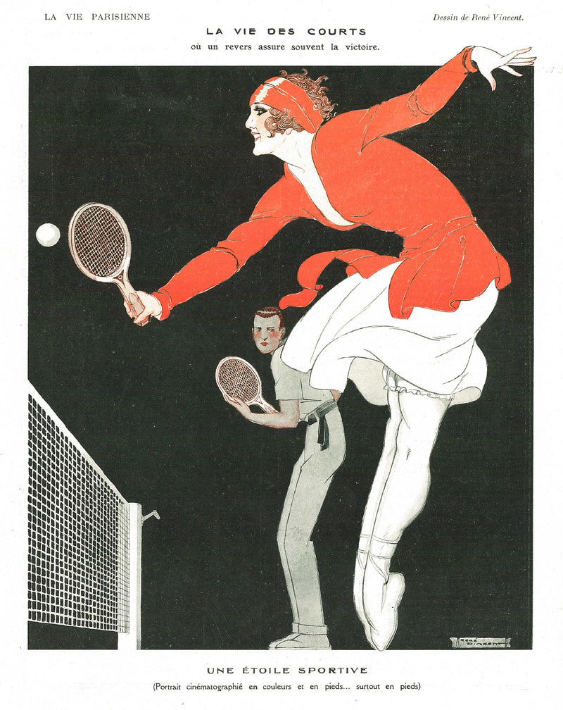 La Vie Parisenne - Playing Tennis
