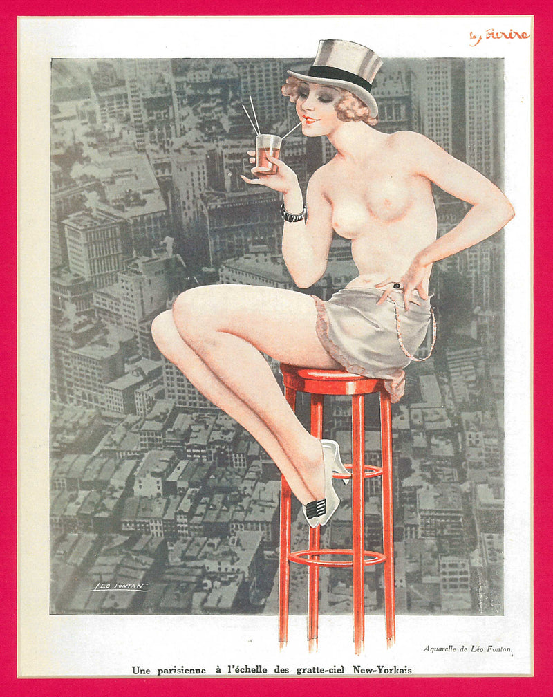 Le Sourire - Lady on Stool